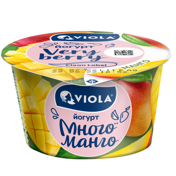 Йогурт Viola Clean Label® с манго, 2.6 %, 180 г