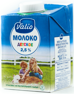 Молоко Valio UHT 2,5 % для детей старше 3-х лет, 500 мл
