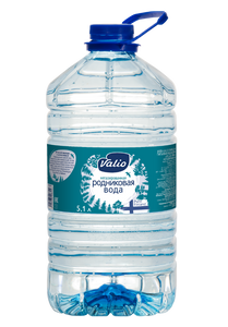 Вода Valio природная питьевая родниковая негазированная, 5,1 л
