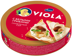 Плавленый сыр Viola в «треугольниках» с белыми грибами