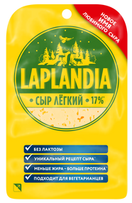 Сыр полутвердый Laplandia «Легкий 17%», 120 г