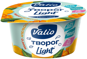 Творог Valio обезжиренный с манго и апельсином, 140 г