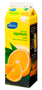 Апельсиновый сок Valio, обогащенный витамином С, 1 л