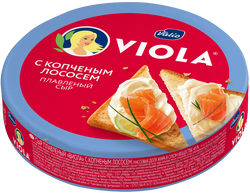 Сыр плавленый Viola с копченым лососем, 130 г