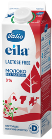 Безлактозное молоко Valio Eila ультрапастеризованное, обогащенное витамином D, 3 %, 1 л