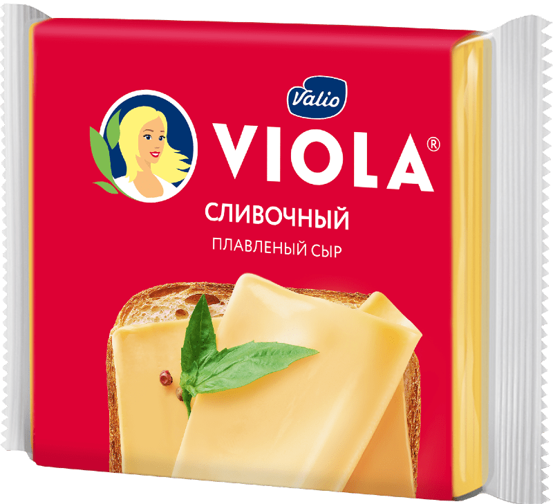 Сыр плавленый Viola «Сливочный» в ломтиках, 140 г